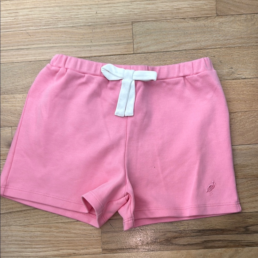 Pink Women's Shorts with White Bow